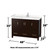 Wyndham WCS141448SESC2UNSMXX Sheffield 48 Inch Single Bathroom Vanity in Espresso, Carrara Cultured Marble Countertop, Undermount Square Sink, No Mirror