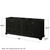 Wyndham WCS202080DDECXSXXM24 Deborah 80 Inch Double Bathroom Vanity in Dark Espresso, No Countertop, No Sinks, and 24 Inch Mirrors