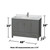 Wyndham WCS141448SKGCMUNSM24 Sheffield 48 Inch Single Bathroom Vanity in Dark Gray, White Carrara Marble Countertop, Undermount Square Sink, and 24 Inch Mirror