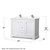 Wyndham WCV232348DWHWCUNSMXX Avery 48 Inch Double Bathroom Vanity in White, White Cultured Marble Countertop, Undermount Square Sinks, No Mirror Wyndham WCV232348DWHWCUNSMXX Avery 48 Inch Double Bathroom Vanity in White, White Cultured Marble Countertop, Undermount Square Sinks, No Mirror