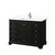 Wyndham WCS202048SDEWCUNSMXX Deborah 48 Inch Single Bathroom Vanity in Dark Espresso, White Cultured Marble Countertop, Undermount Square Sink, No Mirror