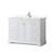 Wyndham WCV232348SWHC2UNSMXX Avery 48 Inch Single Bathroom Vanity in White, Light-Vein Carrara Cultured Marble Countertop, Undermount Square Sink, No Mirror Wyndham WCV232348SWHC2UNSMXX Avery 48 Inch Single Bathroom Vanity in White, Light-Vein Carrara Cultured Marble Countertop, Undermount Square Sink, No Mirror