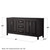 Wyndham WCV252572DDECXSXXM70 Daria 72 Inch Double Bathroom Vanity in Dark Espresso, No Countertop, No Sink, and 70 Inch Mirror