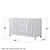 Wyndham WCV252560DWGCXSXXMED Daria 60 Inch Double Bathroom Vanity in White, No Countertop, No Sink, Medicine Cabinets, Brushed Gold Trim Wyndham WCV252560DWGCXSXXMED Daria 60 Inch Double Bathroom Vanity in White, No Countertop, No Sink, Medicine Cabinets, Brushed Gold Trim