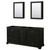 Wyndham WCS202072DDECXSXXMED Deborah 72 Inch Double Bathroom Vanity in Dark Espresso, No Countertop, No Sinks, and Medicine Cabinets