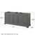 Wyndham WCS202072DKGCXSXXMED Deborah 72 Inch Double Bathroom Vanity in Dark Gray, No Countertop, No Sinks, and Medicine Cabinets Wyndham WCS202072DKGCXSXXMED Deborah 72 Inch Double Bathroom Vanity in Dark Gray, No Countertop, No Sinks, and Medicine Cabinets