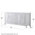 Wyndham WCV252572DWHCXSXXMED Daria 72 Inch Double Bathroom Vanity in White, No Countertop, No Sink, and Medicine Cabinets Wyndham WCV252572DWHCXSXXMED Daria 72 Inch Double Bathroom Vanity in White, No Countertop, No Sink, and Medicine Cabinets