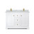 Wyndham WCV232348DWGCMUNSMXX Avery 48 Inch Double Bathroom Vanity in White, White Carrara Marble Countertop, Undermount Square Sinks, Brushed Gold Trim Wyndham WCV232348DWGCMUNSMXX Avery 48 Inch Double Bathroom Vanity in White, White Carrara Marble Countertop, Undermount Square Sinks, Brushed Gold Trim