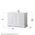 Wyndham WCV232348SWHC2UNSM46 Avery 48 Inch Single Bathroom Vanity in White, Light-Vein Carrara Cultured Marble Countertop, Undermount Square Sink, 46 Inch Mirror Wyndham WCV232348SWHC2UNSM46 Avery 48 Inch Single Bathroom Vanity in White, Light-Vein Carrara Cultured Marble Countertop, Undermount Square Sink, 46 Inch Mirror