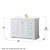 Wyndham WCV232348SWGWCUNSM46 Avery 48 Inch Single Bathroom Vanity in White, White Cultured Marble Countertop, Undermount Square Sink, 46 Inch Mirror, Brushed Gold Trim