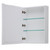 Wyndham WCV252548SWHWCUNSMED Daria 48 Inch Single Bathroom Vanity in White, White Cultured Marble Countertop, Undermount Square Sink, Medicine Cabinet