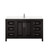 Wyndham WCV252560SDEC2UNSMXX Daria 60 Inch Single Bathroom Vanity in Dark Espresso, Light-Vein Carrara Cultured Marble Countertop, Undermount Square Sink, No Mirror