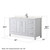 Wyndham WCV252560SWHC2UNSMXX Daria 60 Inch Single Bathroom Vanity in White, Light-Vein Carrara Cultured Marble Countertop, Undermount Square Sink, No Mirror Wyndham WCV252560SWHC2UNSMXX Daria 60 Inch Single Bathroom Vanity in White, Light-Vein Carrara Cultured Marble Countertop, Undermount Square Sink, No Mirror