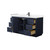 Wyndham WCF292960SBBC2UNSMXX Miranda 60 Inch Single Bathroom Vanity in Dark Blue, Light-Vein Carrara Cultured Marble Countertop, Undermount Square Sink, Matte Black Trim