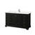 Wyndham WCS202060SDEC2UNSMXX Deborah 60 Inch Single Bathroom Vanity in Dark Espresso, Light-Vein Carrara Cultured Marble Countertop, Undermount Square Sink, No Mirror
