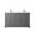 Wyndham WCV232360DKGC2UNSMXX Avery 60 Inch Double Bathroom Vanity in Dark Gray, Light-Vein Carrara Cultured Marble Countertop, Undermount Square Sinks, No Mirror Wyndham WCV232360DKGC2UNSMXX Avery 60 Inch Double Bathroom Vanity in Dark Gray, Light-Vein Carrara Cultured Marble Countertop, Undermount Square Sinks, No Mirror