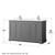 Wyndham WCV232360DKGC2UNSMXX Avery 60 Inch Double Bathroom Vanity in Dark Gray, Light-Vein Carrara Cultured Marble Countertop, Undermount Square Sinks, No Mirror
