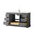 Wyndham WCV232360SKGC2UNSMXX Avery 60 Inch Single Bathroom Vanity in Dark Gray, Light-Vein Carrara Cultured Marble Countertop, Undermount Square Sink, No Mirror Wyndham WCV232360SKGC2UNSMXX Avery 60 Inch Single Bathroom Vanity in Dark Gray, Light-Vein Carrara Cultured Marble Countertop, Undermount Square Sink, No Mirror