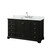 Wyndham WCS202060SDECMUNSMXX Deborah 60 Inch Single Bathroom Vanity in Dark Espresso, White Carrara Marble Countertop, Undermount Square Sink, and No Mirror