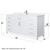 Wyndham WCG242466SWHCCUNSMXX Beckett 66 Inch Single Bathroom Vanity in White, Carrara Cultured Marble Countertop, Undermount Square Sink, No Mirror