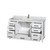 Wyndham WCS141460SWHCMUNSMXX Sheffield 60 Inch Single Bathroom Vanity in White, White Carrara Marble Countertop, Undermount Square Sink, and No Mirror