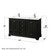 Wyndham WCS202060DDEWCUNSM24 Deborah 60 Inch Double Bathroom Vanity in Dark Espresso, White Cultured Marble Countertop, Undermount Square Sinks, 24 Inch Mirrors