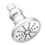 Gerber D460052 Mono Round Single Function Showerhead 1.75 GPM Max Flow - Chrome