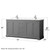 Wyndham WCV232372DKGC2UNSMXX Avery 72 Inch Double Bathroom Vanity in Dark Gray, Light-Vein Carrara Cultured Marble Countertop, Undermount Square Sinks, No Mirror