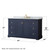 Wyndham WCV232360SBLCMUNOMXX Avery 60 Inch Single Bathroom Vanity in Dark Blue, White Carrara Marble Countertop, Undermount Oval Sink, and No Mirror