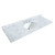 Wyndham WCS202060SKGCMUNOM58 Deborah 60 Inch Single Bathroom Vanity in Dark Gray, White Carrara Marble Countertop, Undermount Oval Sink, and 58 Inch Mirror