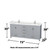 Wyndham WCS141472DGYC2UNSM24 Sheffield 72 Inch Double Bathroom Vanity in Gray, Carrara Cultured Marble Countertop, Undermount Square Sinks, 24 Inch Mirrors