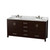 Wyndham WCS141472DESCMUNOMXX Sheffield 72 Inch Double Bathroom Vanity in Espresso, White Carrara Marble Countertop, Undermount Oval Sinks, and No Mirror