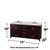 Wyndham WCS141472DESCMUNOMXX Sheffield 72 Inch Double Bathroom Vanity in Espresso, White Carrara Marble Countertop, Undermount Oval Sinks, and No Mirror