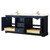 Wyndham WCV232380DBLC2UNSMXX Avery 80 Inch Double Bathroom Vanity in Dark Blue, Light-Vein Carrara Cultured Marble Countertop, Undermount Square Sinks, No Mirror Wyndham WCV232380DBLC2UNSMXX Avery 80 Inch Double Bathroom Vanity in Dark Blue, Light-Vein Carrara Cultured Marble Countertop, Undermount Square Sinks, No Mirror