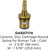 Gerber Ceramic Disc Cartridge Cold Side Round Spline For Rt - DA507174