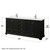 Wyndham WCS202080DDEC2UNSM70 Deborah 80 Inch Double Bathroom Vanity in Dark Espresso, Light-Vein Carrara Cultured Marble Countertop, Undermount Square Sinks, 70 Inch Mirror