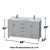 Wyndham WCS141460DGYCMUNSMED Sheffield 60 Inch Double Bathroom Vanity in Gray, White Carrara Marble Countertop, Undermount Square Sinks, and Medicine Cabinets