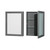 Wyndham WCS141472DKGWCUNSMED Sheffield 72 Inch Double Bathroom Vanity in Dark Gray, White Cultured Marble Countertop, Undermount Square Sinks, Medicine Cabinets