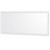 Wyndham WCS141480DWHC2UNSM70 Sheffield 80 Inch Double Bathroom Vanity in White, Carrara Cultured Marble Countertop, Undermount Square Sinks, 70 Inch Mirror