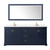 Wyndham WCV232380DBLC2UNSM70 Avery 80 Inch Double Bathroom Vanity in Dark Blue, Light-Vein Carrara Cultured Marble Countertop, Undermount Square Sinks, 70 Inch Mirror Wyndham WCV232380DBLC2UNSM70 Avery 80 Inch Double Bathroom Vanity in Dark Blue, Light-Vein Carrara Cultured Marble Countertop, Undermount Square Sinks, 70 Inch Mirror