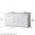 Wyndham WCV232372DWGCMUNOM70 Avery 72 Inch Double Bathroom Vanity in White, White Carrara Marble Countertop, Undermount Oval Sinks, 70 Inch Mirror, Brushed Gold Trim