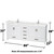Wyndham WCS141480DWHC2UNSMED Sheffield 80 Inch Double Bathroom Vanity in White, Carrara Cultured Marble Countertop, Undermount Square Sinks, Medicine Cabinets
