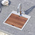 Ruvati 13 x 11 inch Solid Wood Cutting Board Sink Cover for RVH8215 and RVQ5215 workstation sinks - RVA1215