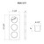 Ruvati Condiment Tray 3 Bowl Serving Board for Workstation Sinks (complete set) - RVA1377