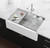 Ruvati Stainless Steel and Silicone Foldable Drying Rack for RVG1533 Farmhouse Workstation Sink - RVA1393