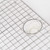 Ruvati Silicone Bottom Grid Sink Mat for RVG1080 and RVG2080 Sinks - Gray - RVA41080GR