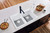 Ruvati Silicone Bottom Grid Sink Mat for RVG1385 and RVG2385 Sinks - Gray - RVA41385GR