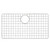 Ruvati Silicone Bottom Grid Sink Mat for RVG1302 and RVG2302 Sinks - Gray - RVA41302GR