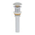 Ruvati Umbrella Style Push Pop-up Drain for Bathroom Sinks without Overflow - Chrome Finish - RVA5102CH