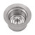 Ruvati Extended Garbage Disposal Flange with Deep Basket Strainer for Kitchen Sinks - Stainless Steel - RVA1049ST